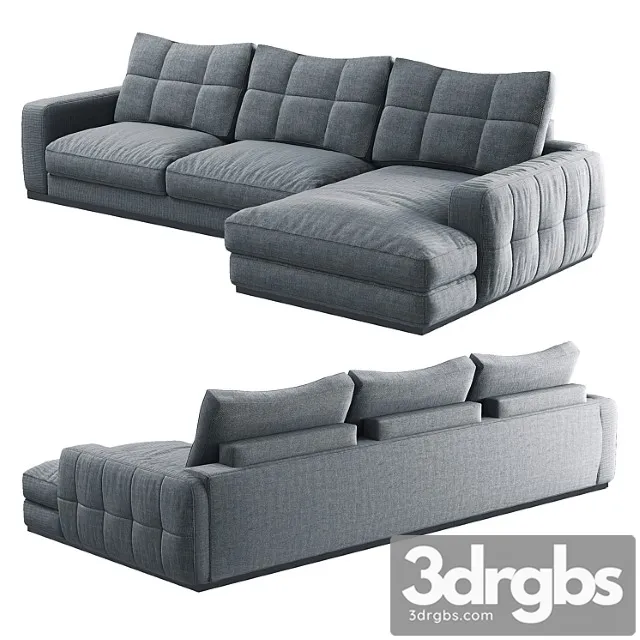 Sofa corner alicante individual by blest 2 3D Model Free