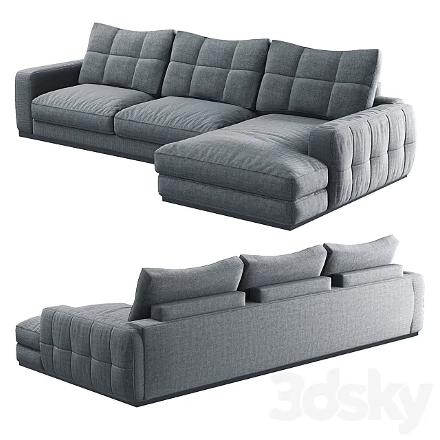 Sofa corner Alicante Individual by Blest 3D Model