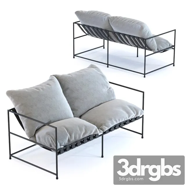 Sofa Cornwall 2 Seater 3D Model Free
