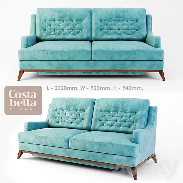 Sofa Costa Bella Fabio 3DModel