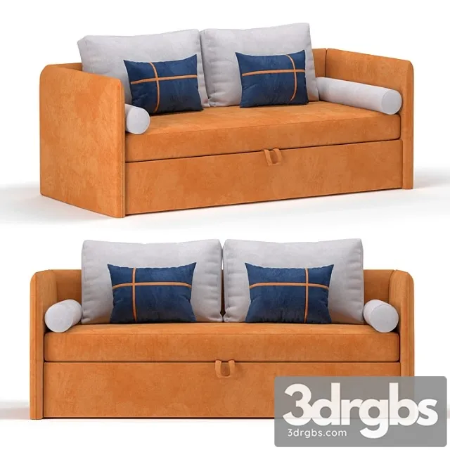 Sofa Cranberry Junior 3D Model Free