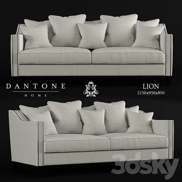 Sofa Dantone Lion 3D Model