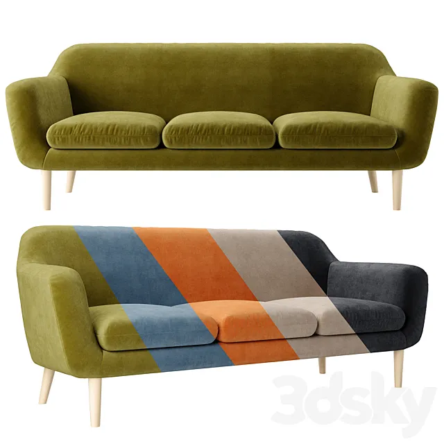 Sofa Denmark 3D Model