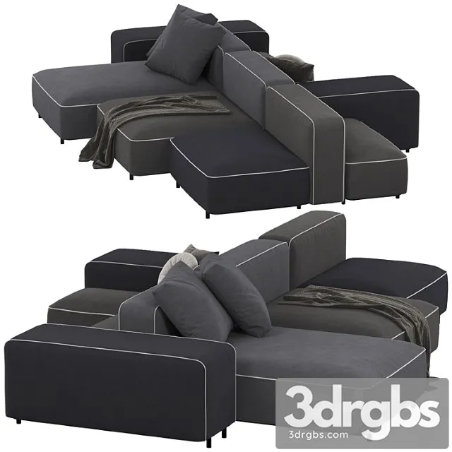 Sofa Desiree Blo Us 3D Model Free
