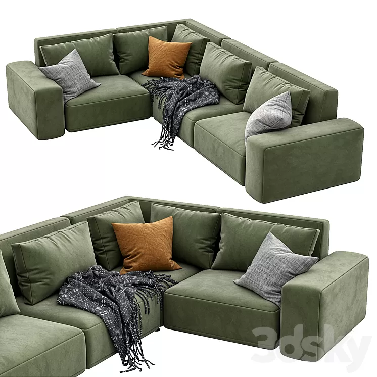 Sofa dienne cross 3D Model