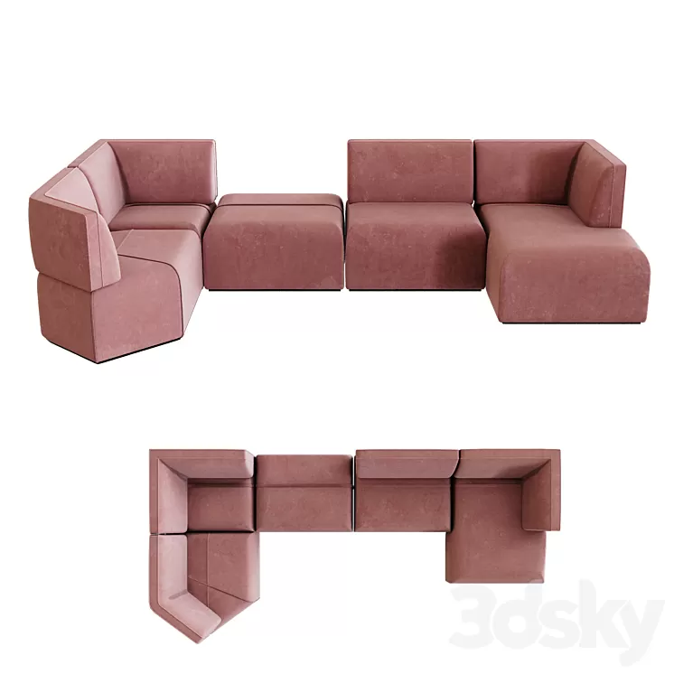 Sofa Disruption 3D Model