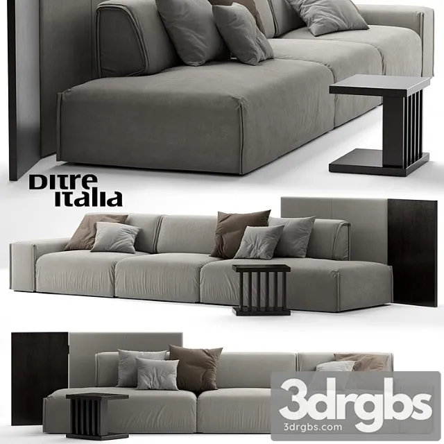 Sofa ditreitalia monolith 2 3D Model Free