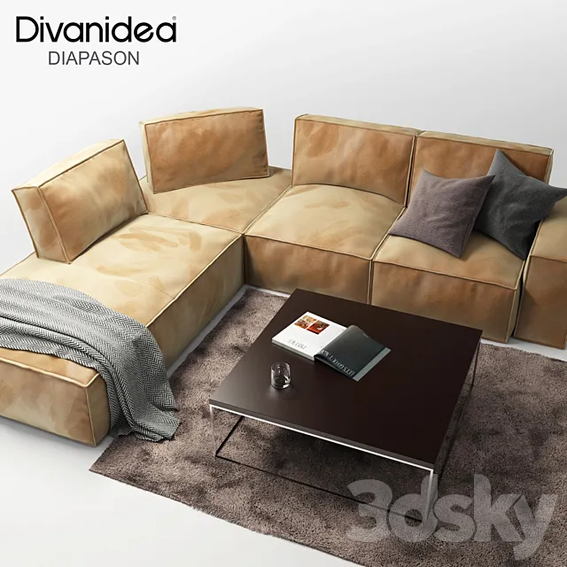 Sofa Divanidea Diapason 3DModel