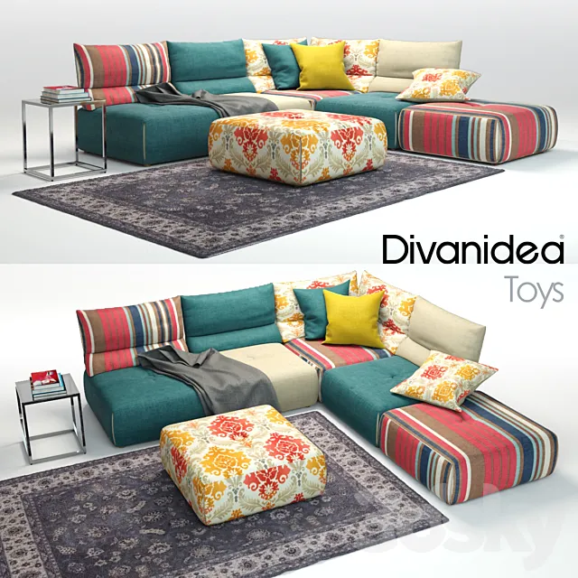 Sofa Divanidea Toys 3DModel