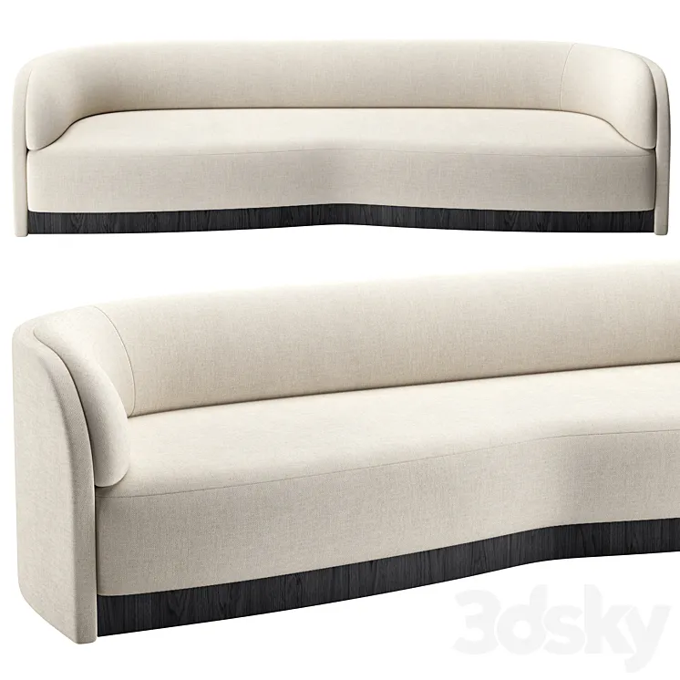 Sofa Dune / Philippe Hurel 3D Model Free