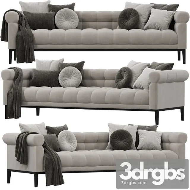Sofa eichholtz aurelio 2 3D Model Free