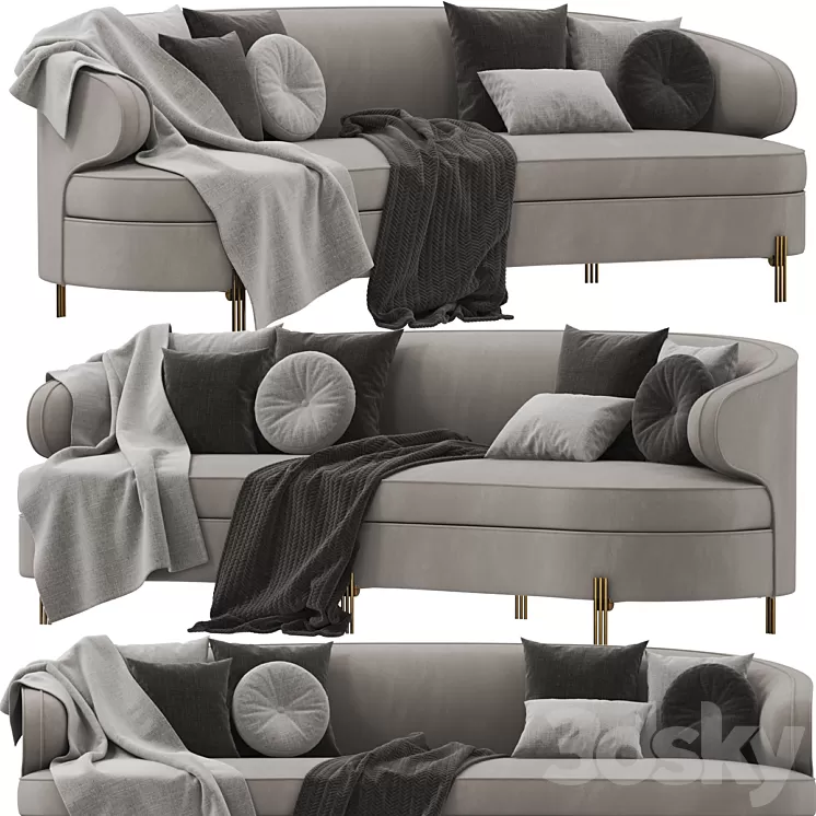 Sofa Eichholtz PIERSON 3D Model
