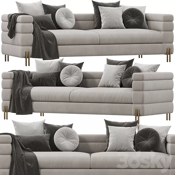 Sofa Eichholtz YORK 3D Model