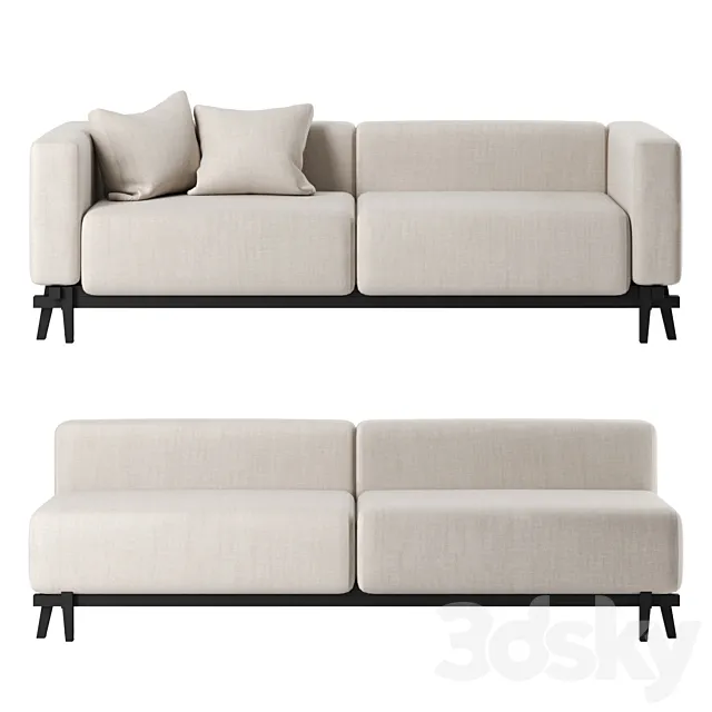 SOFA EIGHT MODULAR by De La Espada set 2 3D Model