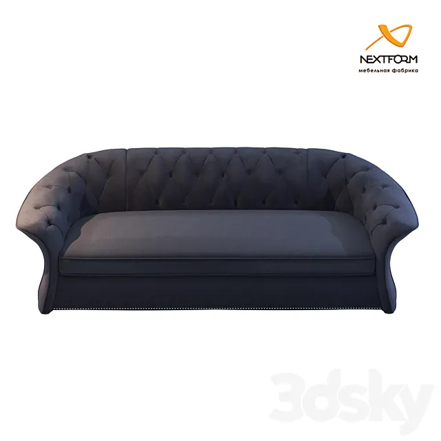 Sofa elongated var.1 Rodeo 3D Model