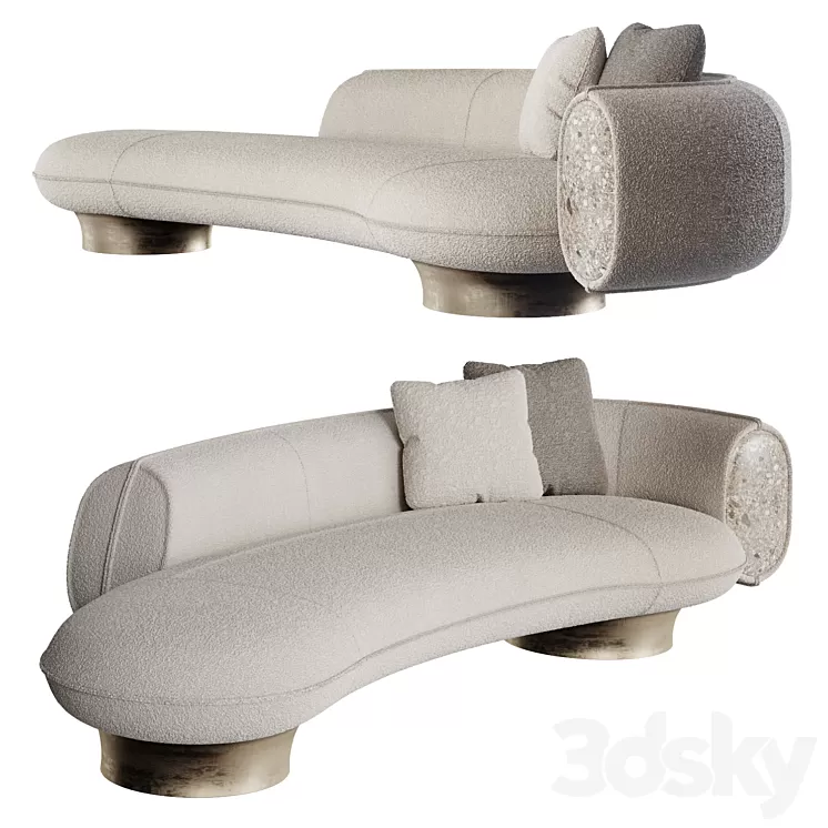 Sofa ENNE SUSPENCE B 3D Model Free