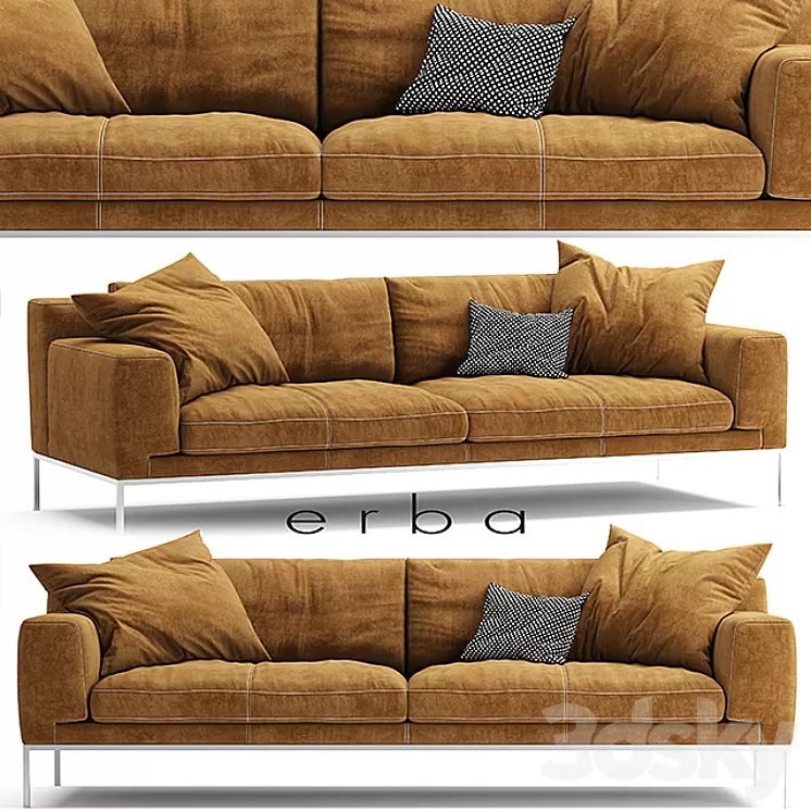 Sofa ERBA ITALIA EDIZIONE Sectional sofa 3D Model