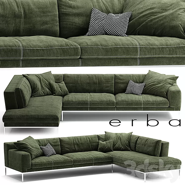 Sofa ERBA ITALIA EDIZIONE Sectional sofa 3D Model