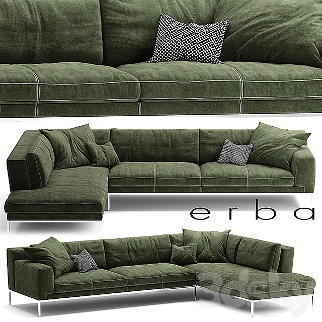 Sofa ERBA ITALIA EDIZIONE Sectional sofa 3DModel