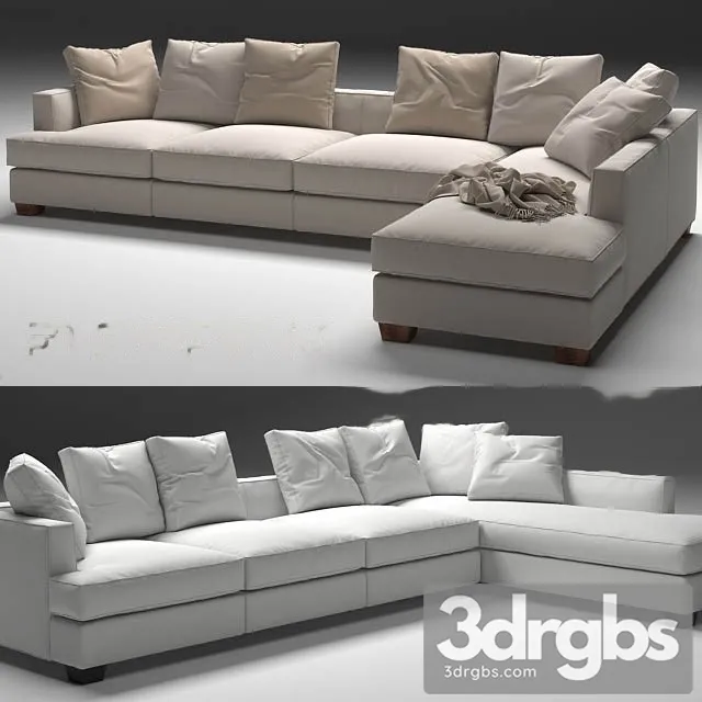 Sofa Eros Flexform 01 3D Model Free