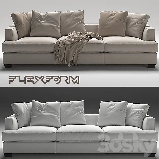 Sofa Eros Flexform 3DModel