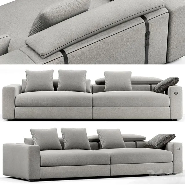 Sofa Fendi Belt Tight 3D Model