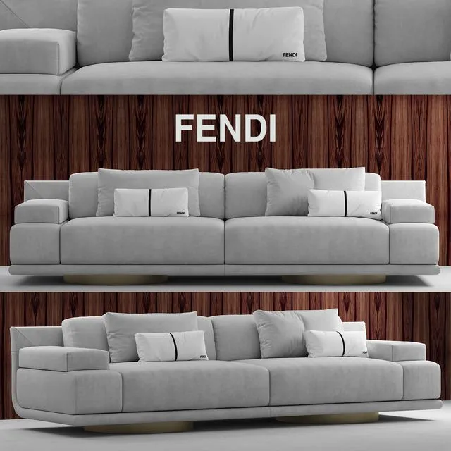 Sofa fendi casa artu sofa 3D Model