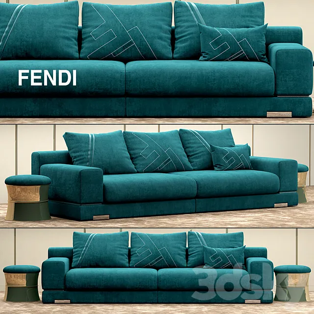 Sofa Fendi Casa Madison 3DModel