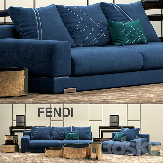 Sofa Fendi Casa Madison 3DModel