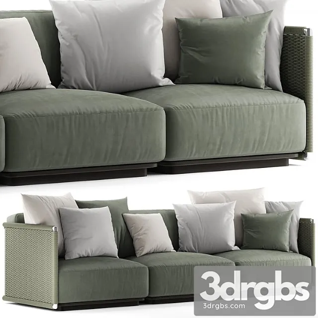 Sofa Flexform Eddy 3D Model Download