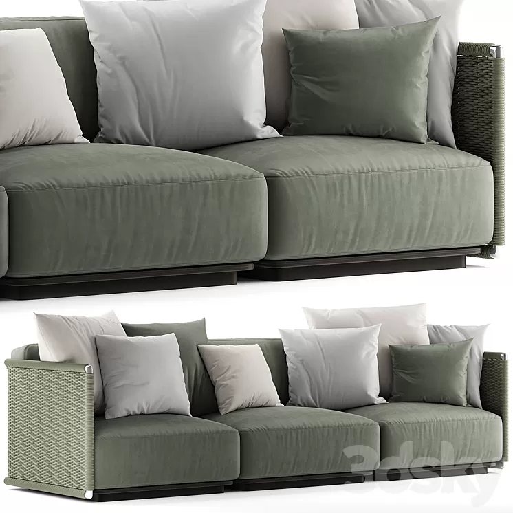 Sofa flexform eddy 3D Model