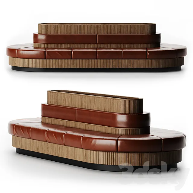 Sofa for cafes and restaurants 3DModel