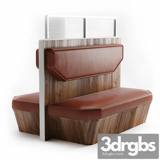 Sofa for restaurant-6 2 3D Model Free