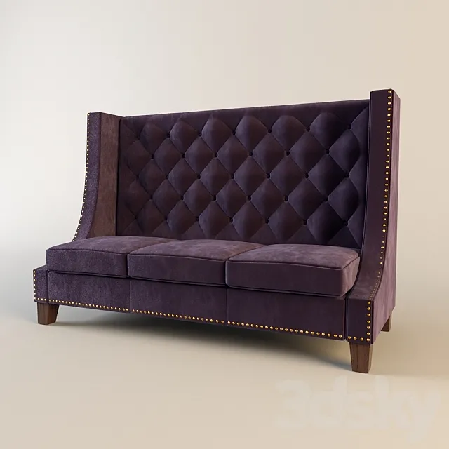 Sofa for restaurant. cafe 3DModel