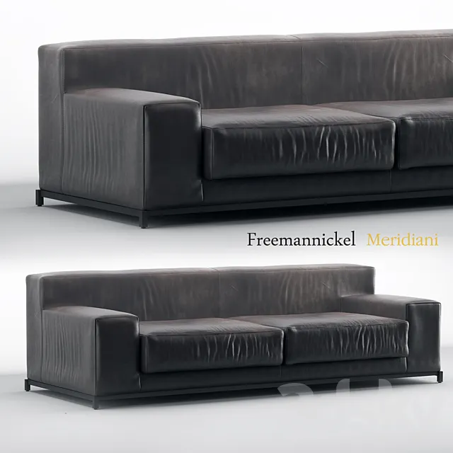 Sofa Freemannickel 3DModel