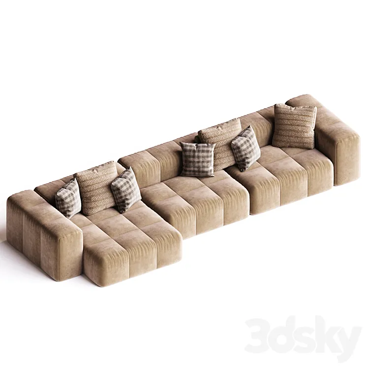 Sofa from collection corona #46 3D Model Free