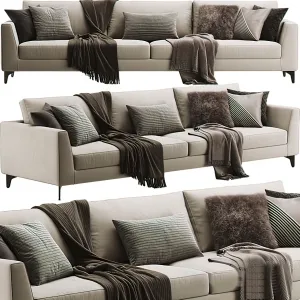 Sofa - Furniture 3D Model - Download - 005