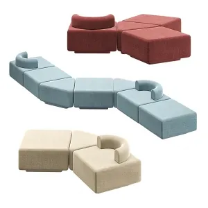 Sofa - Furniture 3D Model - Download - 024