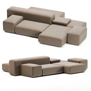 Sofa - Furniture 3D Model - Download - 065