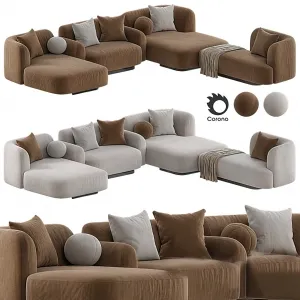 Sofa - Furniture 3D Model - Download - 074