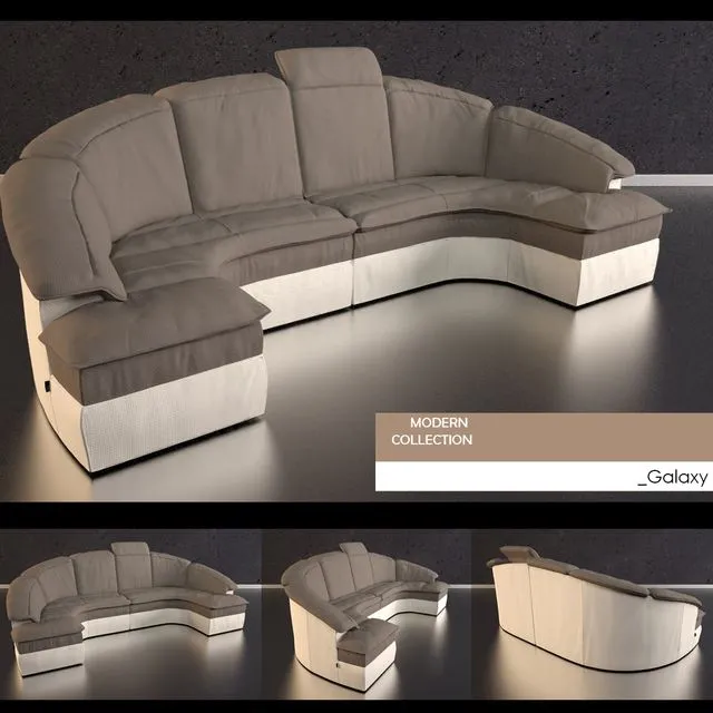 Sofa Galaxy 3D Model