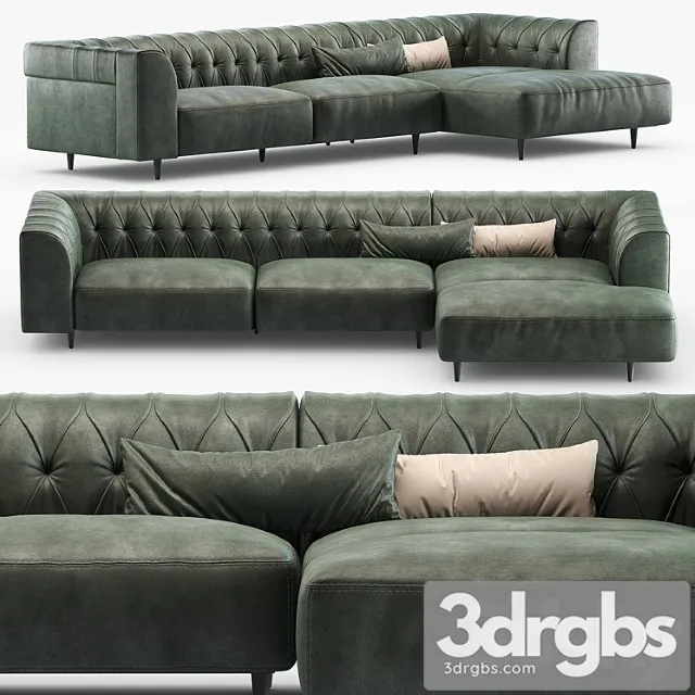 Sofa Gamma Arredamenti Marlon S03 D31 Pg010 3D Model Free