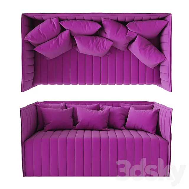 Sofa Gärsnäs kvilt 3D Model