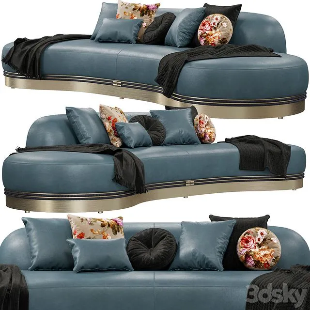 Sofa Gianfranco Ferre Home ALEXANDER 3D Model
