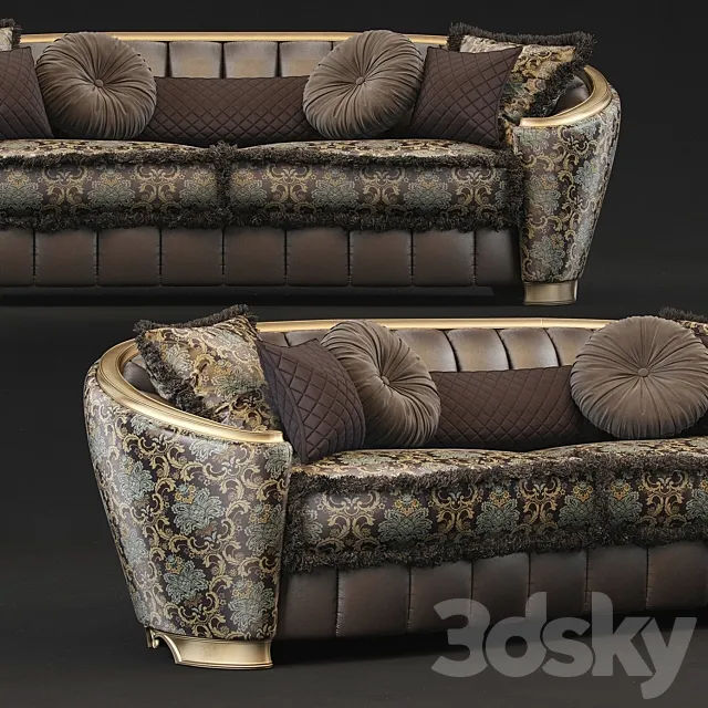 Sofa GoldConfort Divano 4 posti 4 seater fofa 3DModel