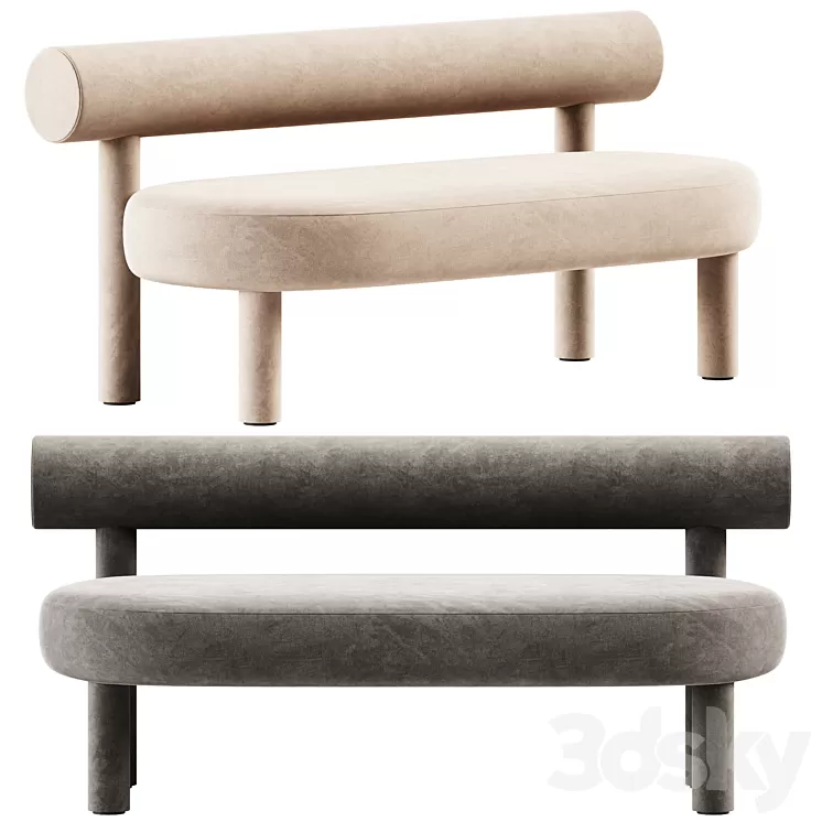 Sofa Gropius CS1 by Noom 3D Model