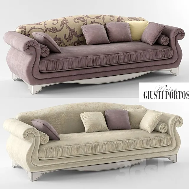 Sofa Guisti Portos 3D Model