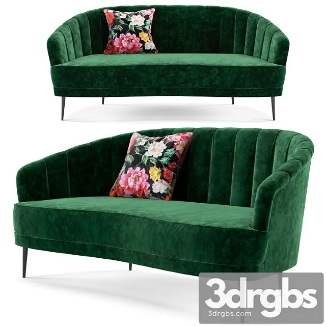 Sofa harper 2 3D Model Free