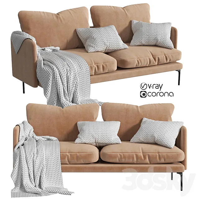 Sofa Haven Auburn Velor 3DModel