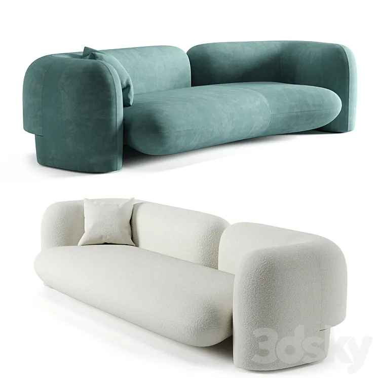 Sofa Hessentia GIO 3D Model Free